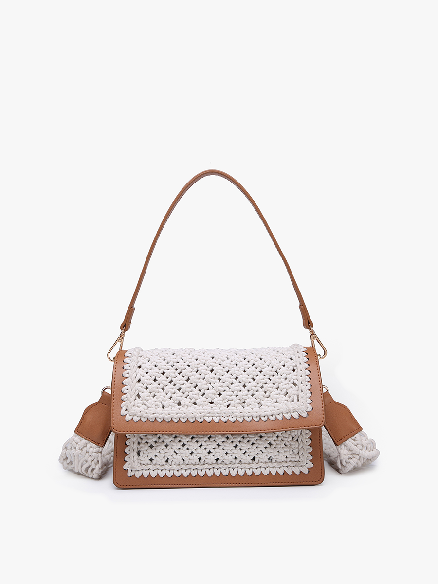 Gianna Vegan Macrame Crossbody