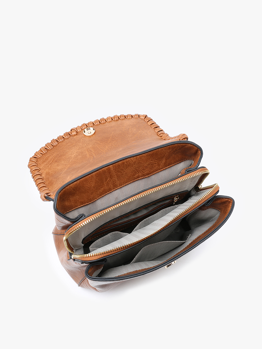 Blossom Vegan Whipstitch Backpack - Image 4