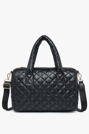 Trista Vegan Quilted Satchel