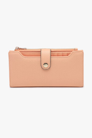 Violet Vegan RFID Fold-Out Wallet