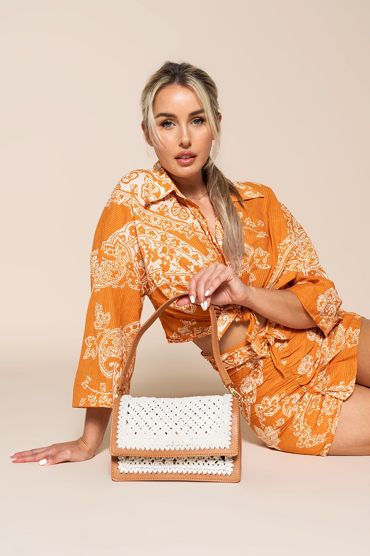 Gianna Vegan Macrame Crossbody - Image 4