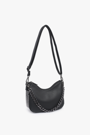Sabine Vegan Grommet Shoulder Bag