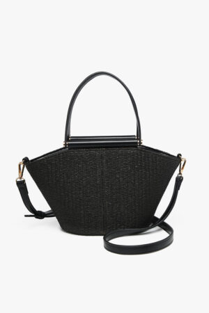 Raelynn Vegan Small Straw Tote