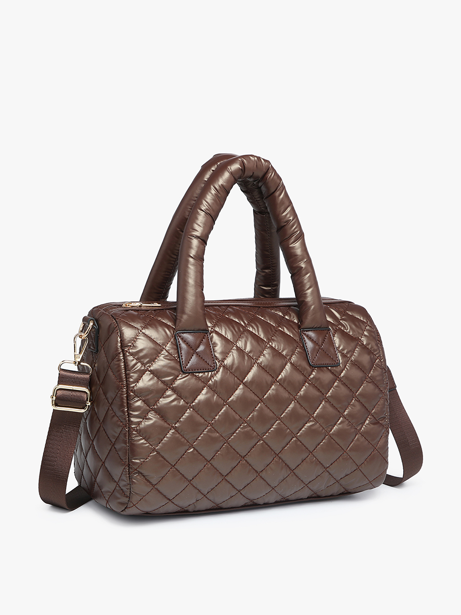Trista Vegan Quilted Satchel - Image 2