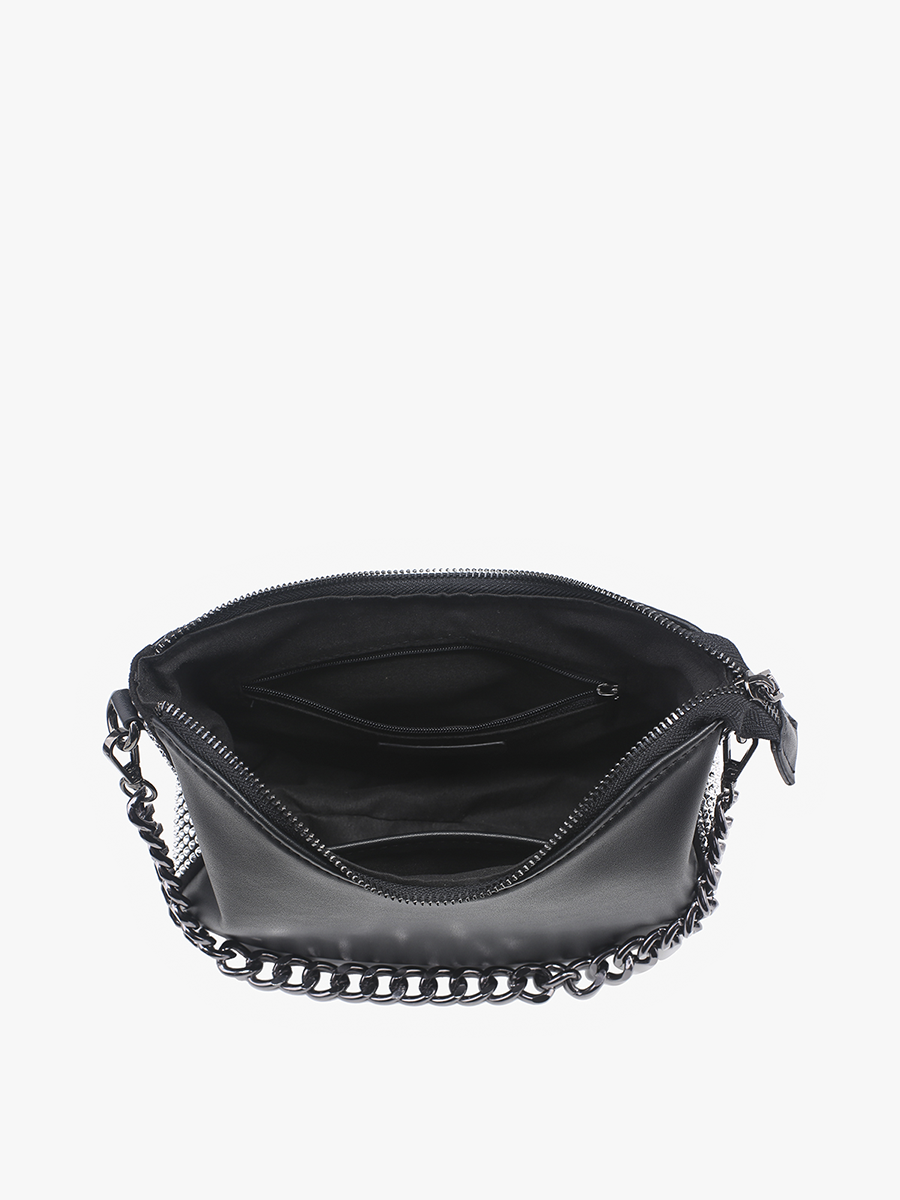Sabine Vegan Grommet Shoulder Bag - Image 4